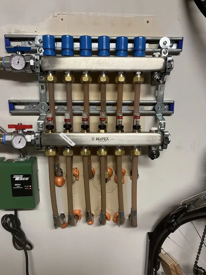 Plumber performing Gas Line Installation at a residential property in Waxahachie